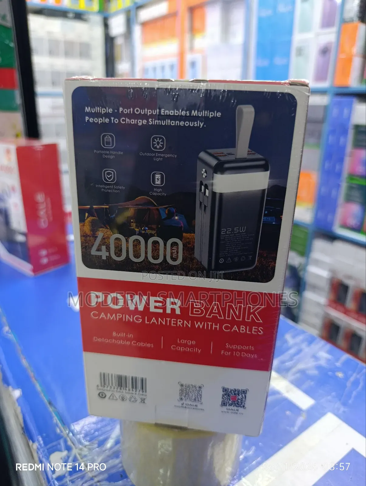 Oale 40000mah Portable Powerbank 22.5w Fast Charging Power Bank
