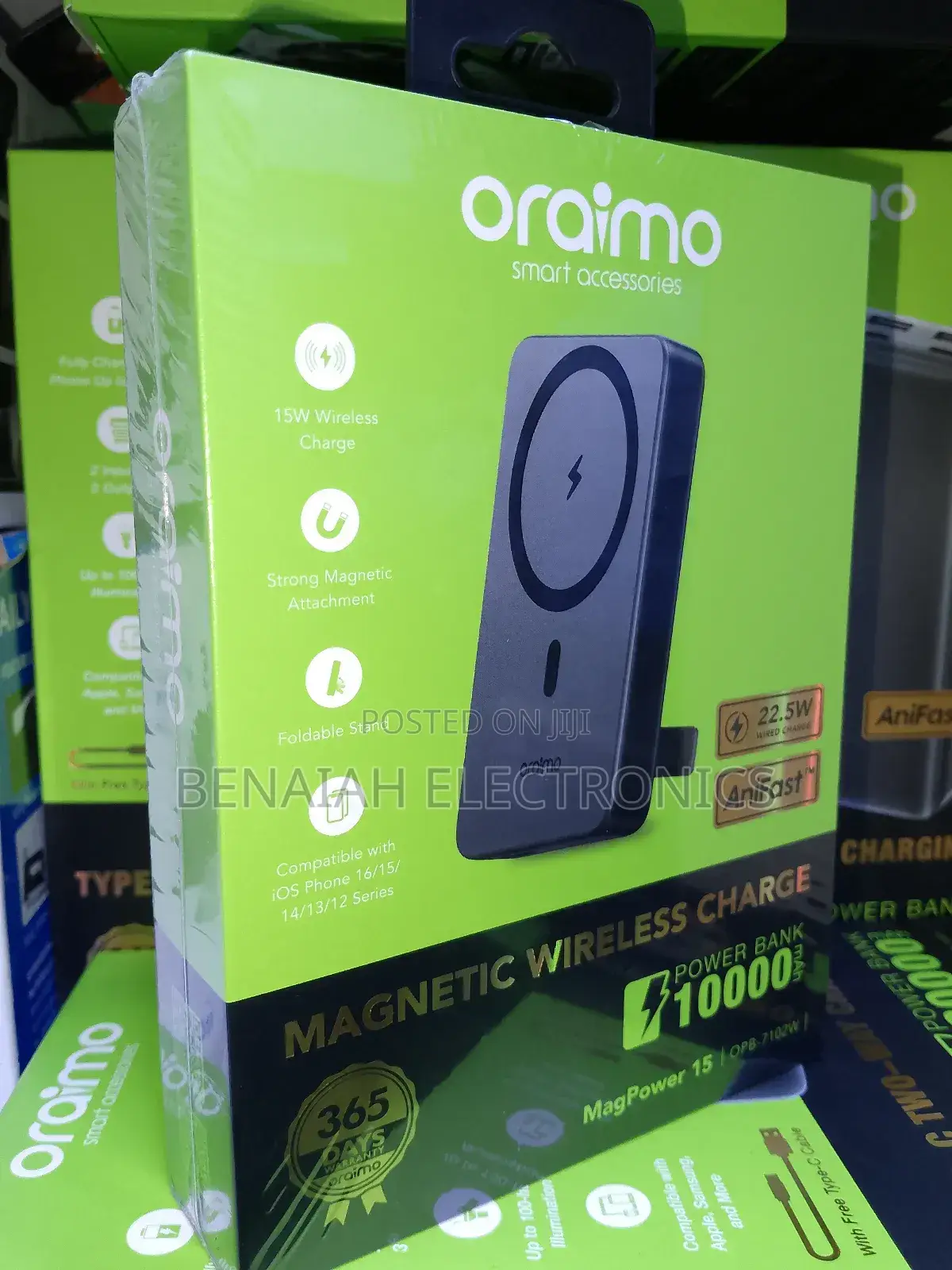 Reliable Magnetic Wireless Charge Oraimo