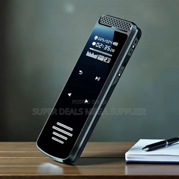 Smart Touch Screen Voice Recorder for Interviews and Presentations