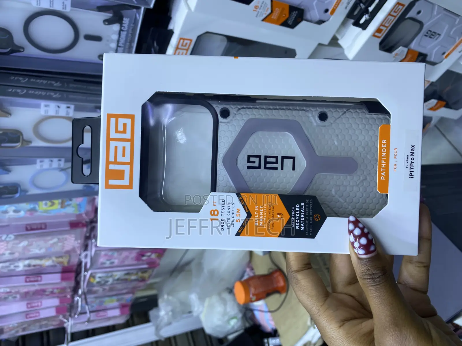 Wreter Uag Designed for iPhone 17 Pro Max Case Pathfinder Clear