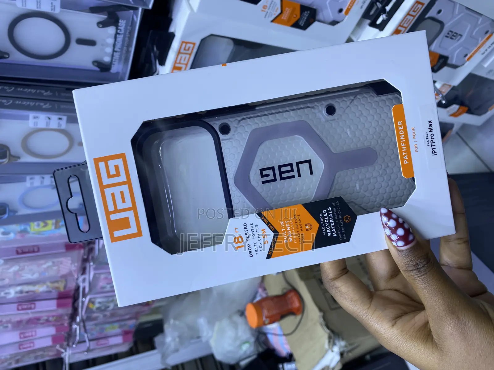 Wreter Uag Designed for iPhone 17 Pro Max Case Pathfinder Clear