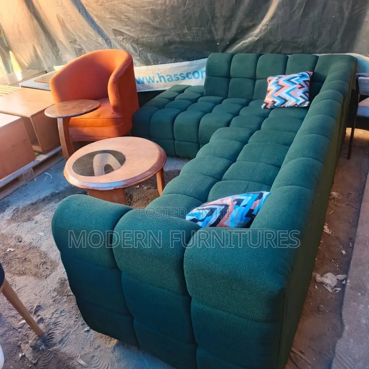 Modern And Comfy Bubble L Sofa