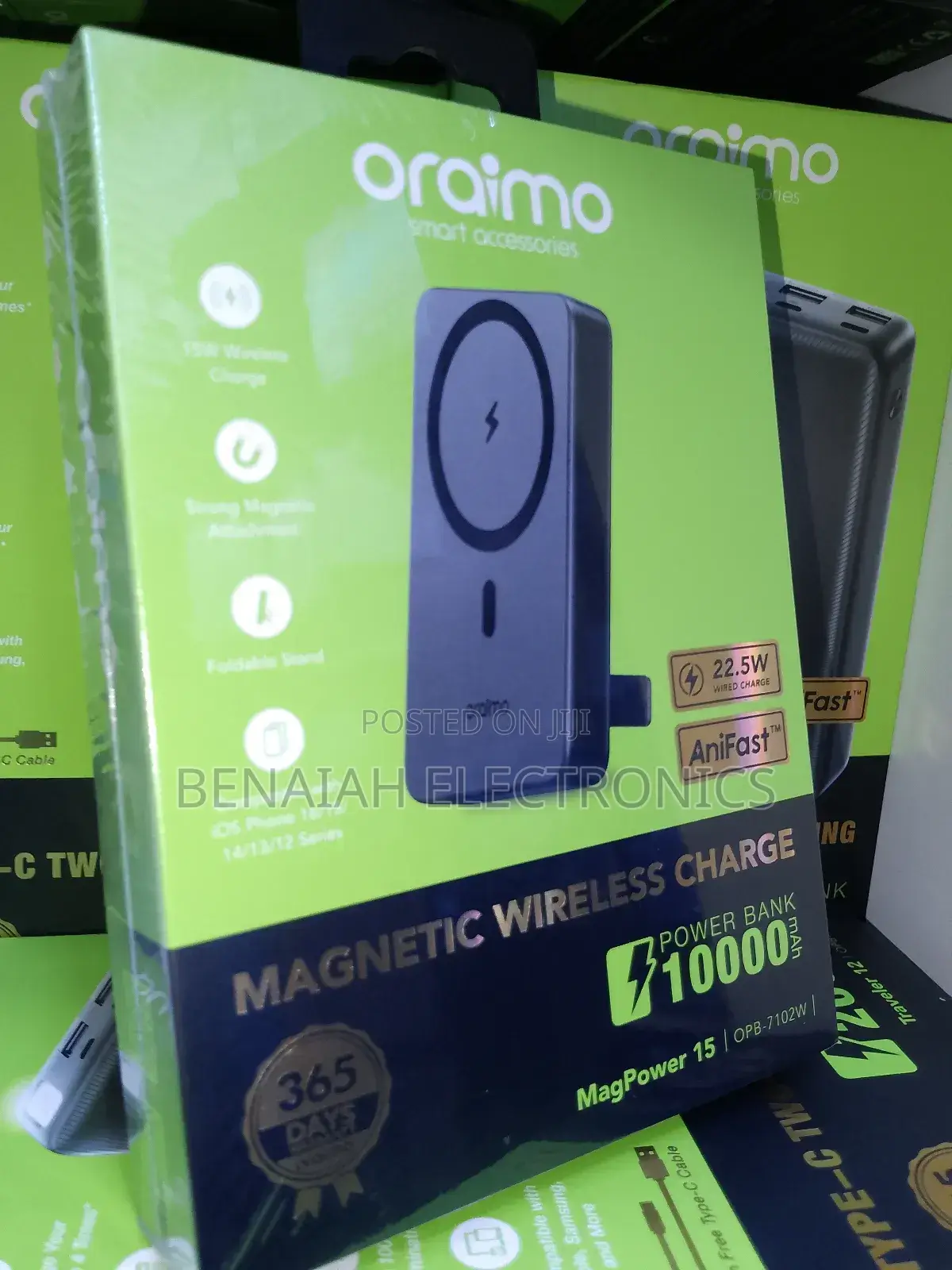 10000 Mah Wireless Magnetic Powerbank 22.5 V