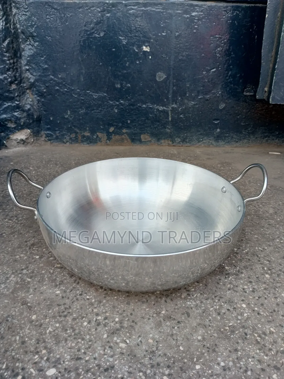 Aluminium Heavy Duty Deep Karai/Deep Frying Pan/Deep Pan