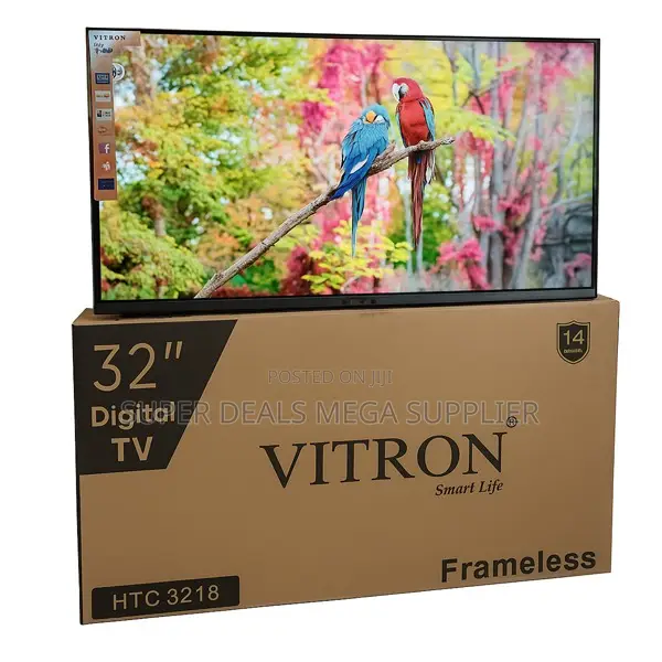 Vitron 32" Smart Frameless Led Tv With Inbuilt Decoder 1 Year Warranty