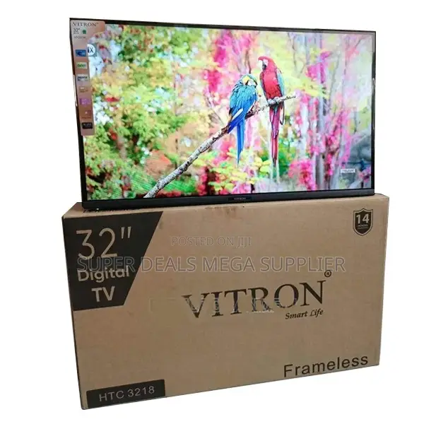 Vitron 32" Smart Frameless Led Tv With Inbuilt Decoder 1 Year Warranty