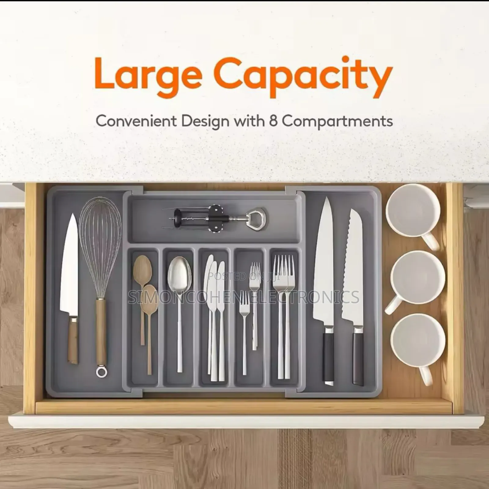 Expandable Cutlery Drawer Organizer