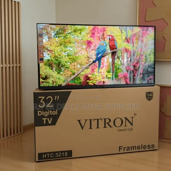 Vitron 32 Inch Led Digital Tv Frameless Design Inbuilt Decoder Feature