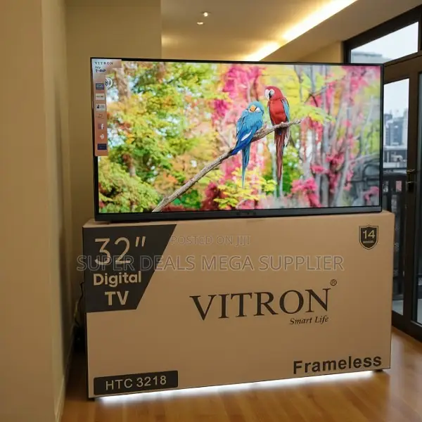 Vitron 32inch Digital Frameless Led Tv Inbuilt Decoder Crystal Display
