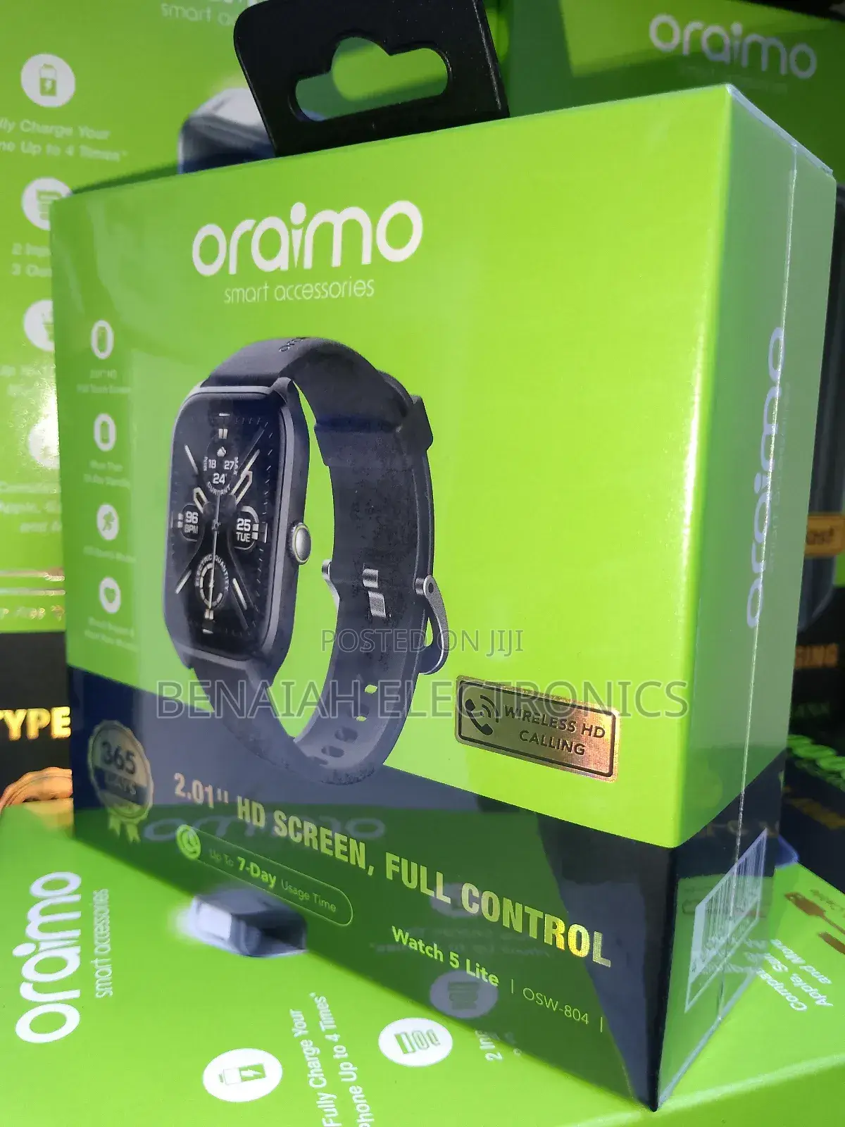 Oraimo Smart Watch 5 Lite Osw-804 Up to 7 Days Usage Time