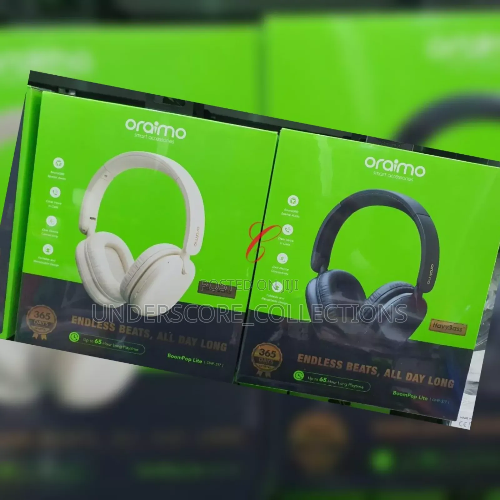 Boompop Lite Ohp-317 65hrs Long Playtime Headphones
