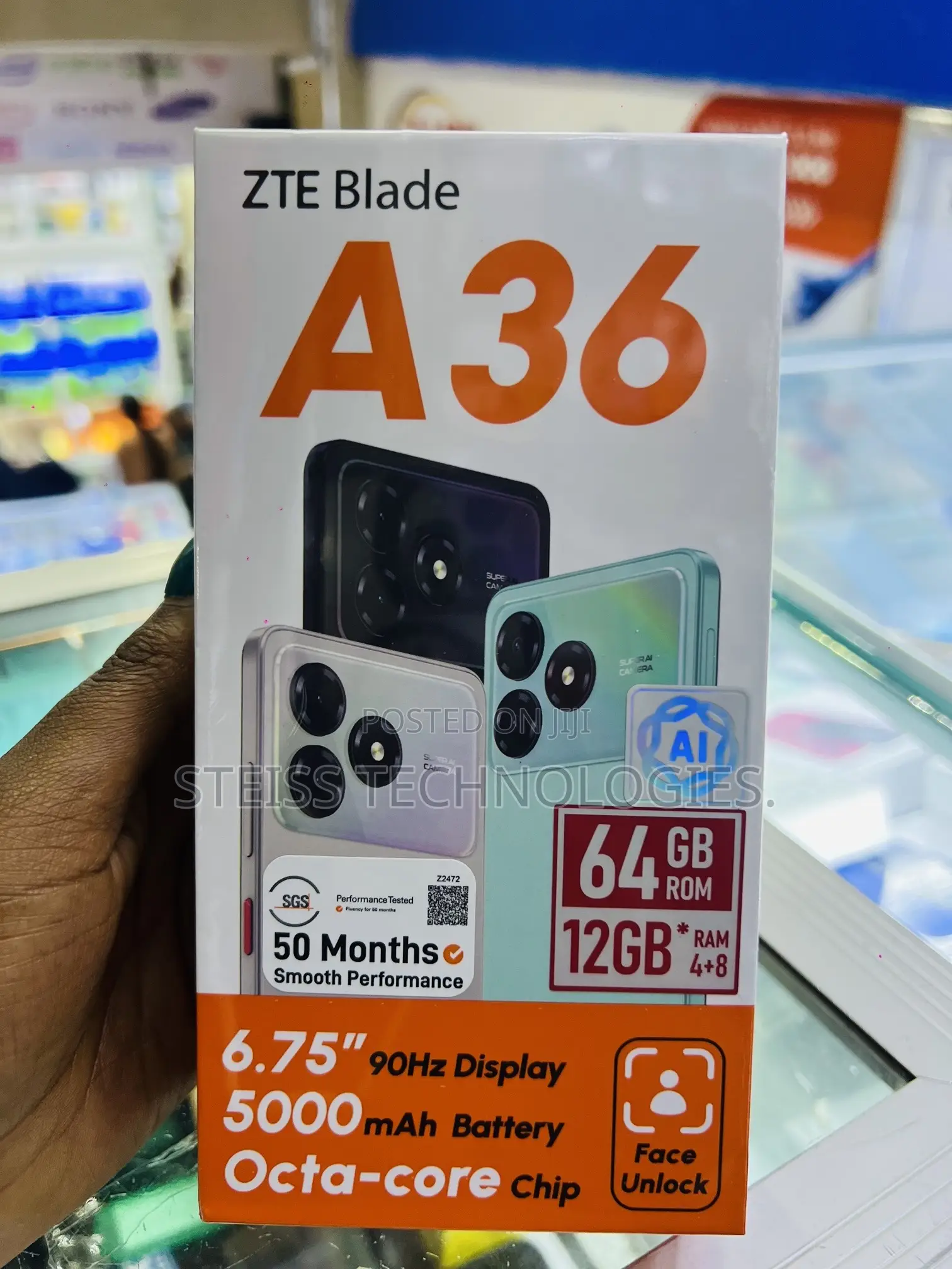 New ZTE Blade Blue