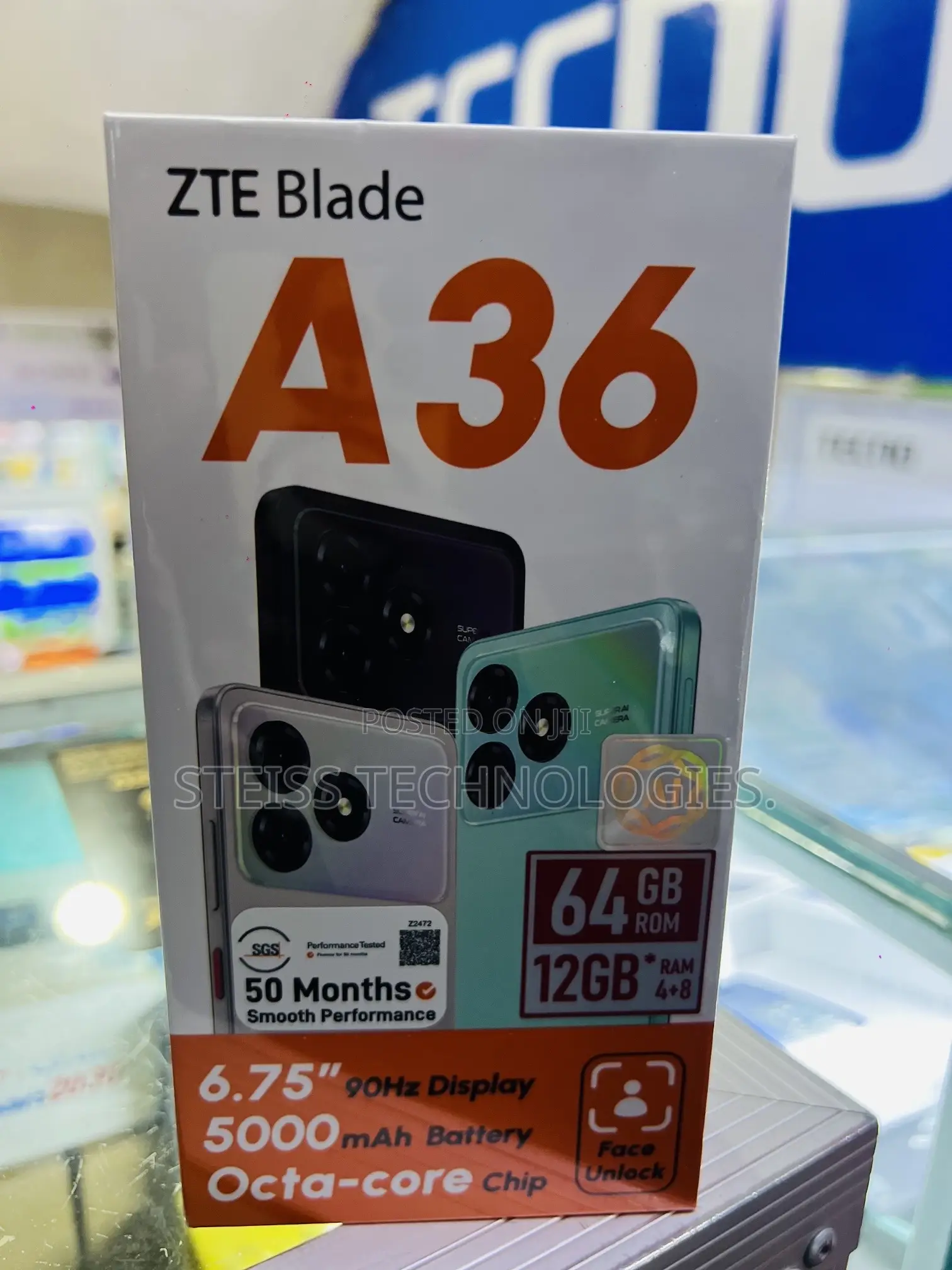 New ZTE Blade Blue