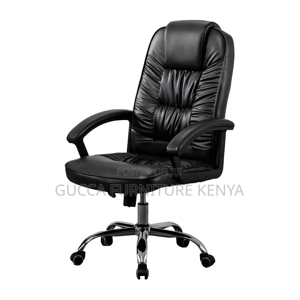 Executive Leather Front Desk Office Chair