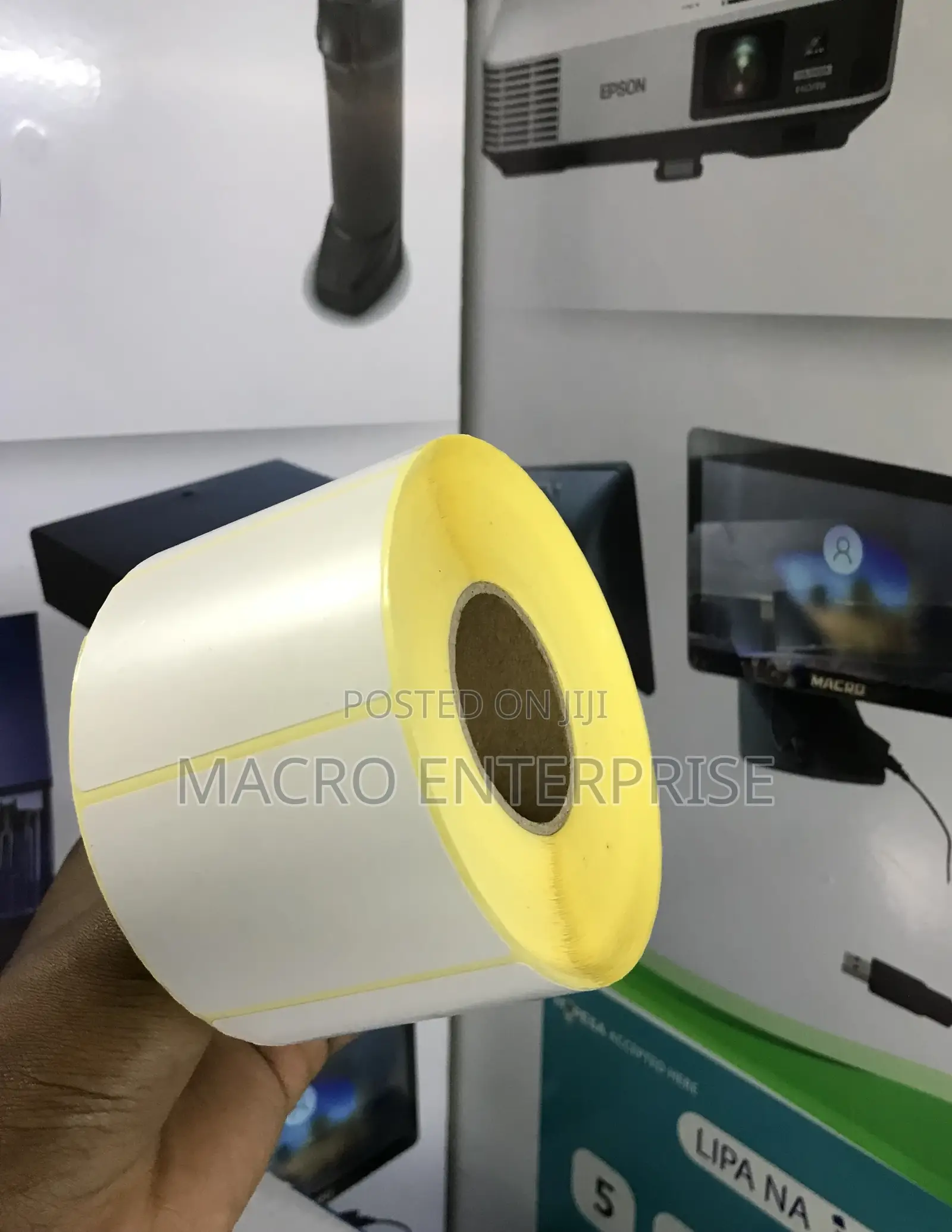 57mm X 40mm Barcode Label Stickers Roll – 500 Adhesive Pieces