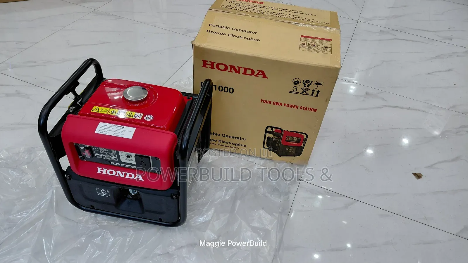 Portable Honda 1.2kva 4 Stroke Generator
