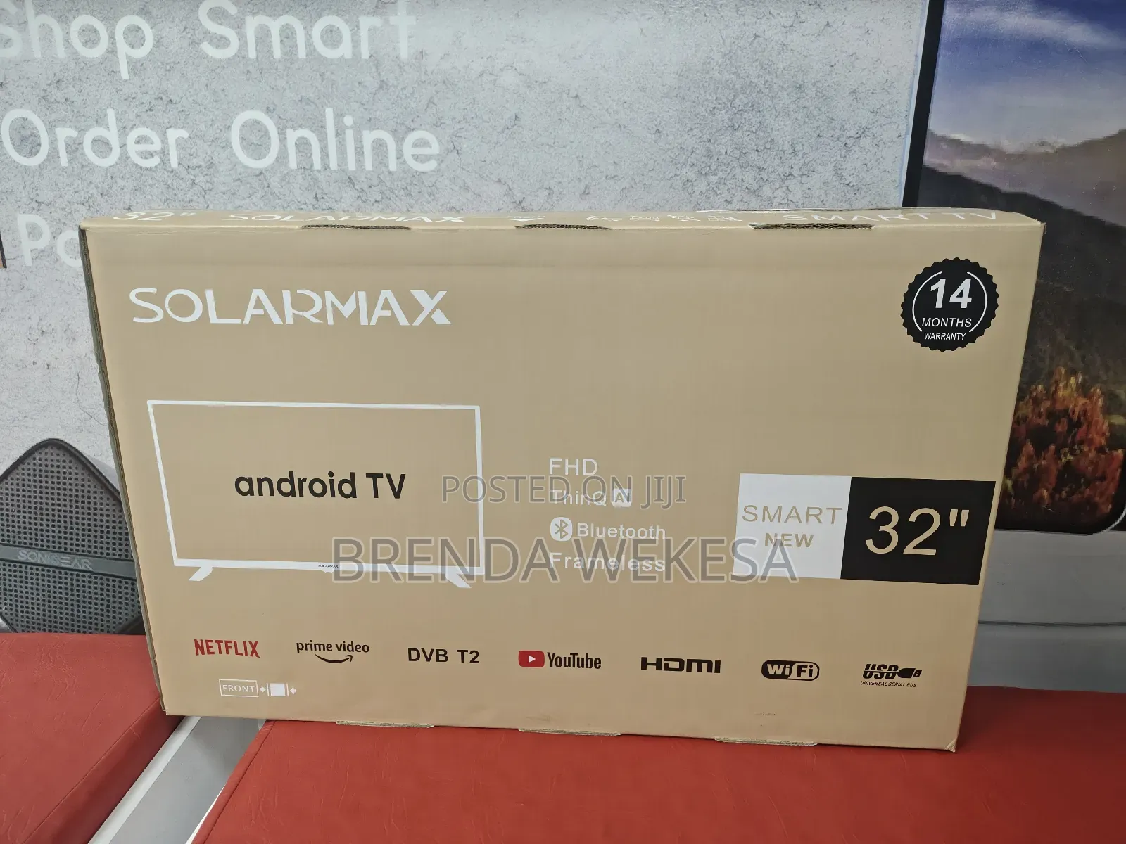 Solarmax 32 Inch Smart Tv With Bluetooth Enabled