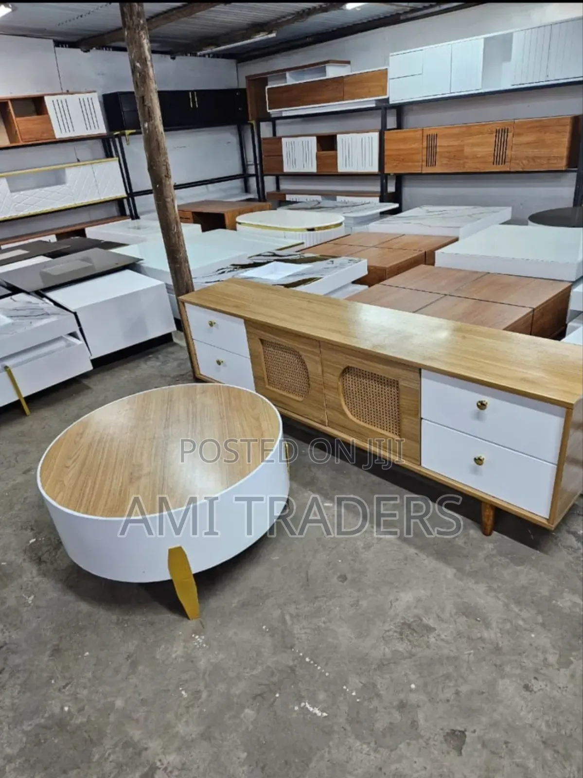Tv Stand Natural Matching Table