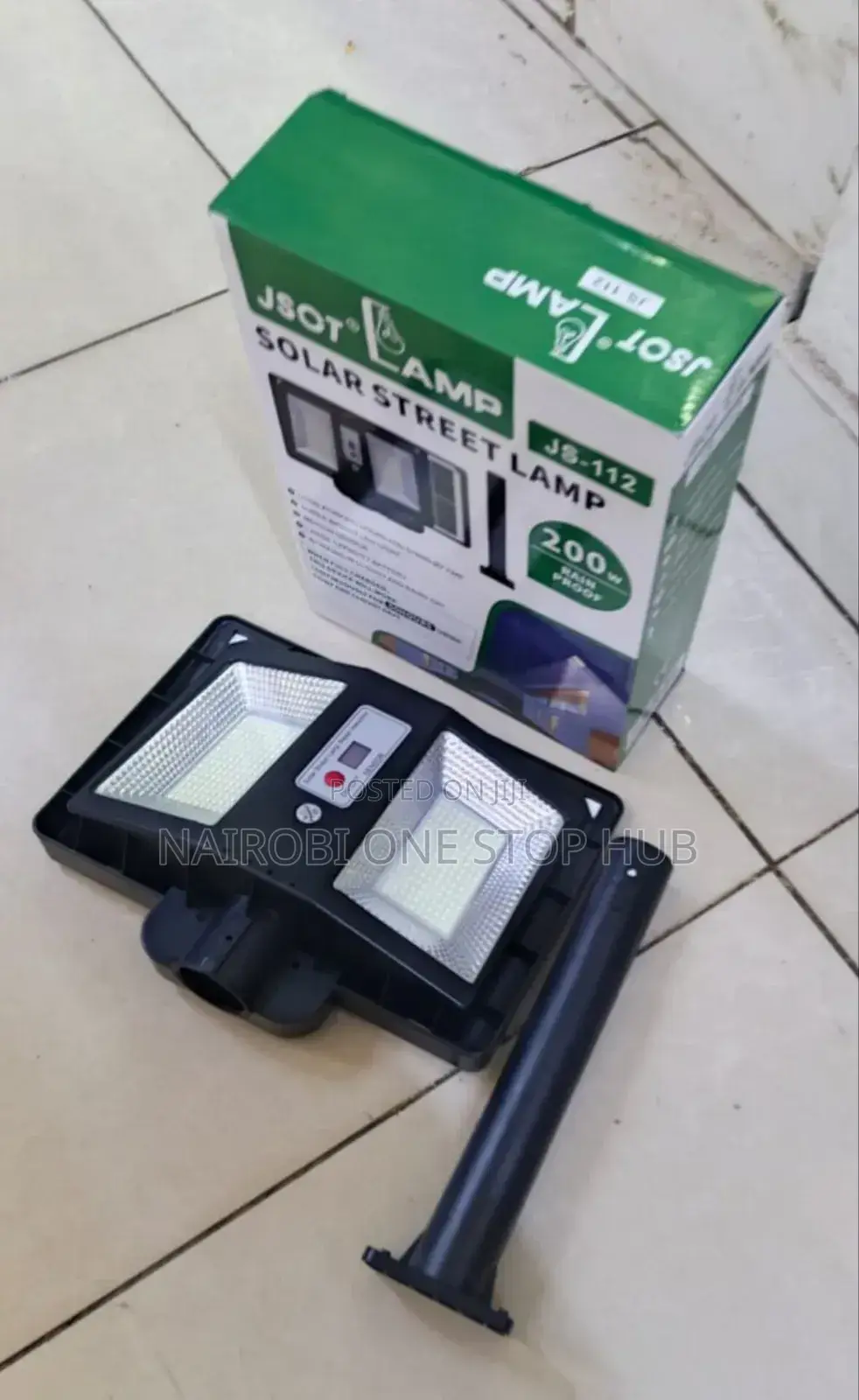 Js-112 Solar Led Street Lamp – 200w Outdoor Light