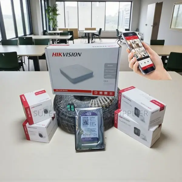 Hikvision 2mp CCTV Camera Security 4 Channel DVR With 500gb Harddisk