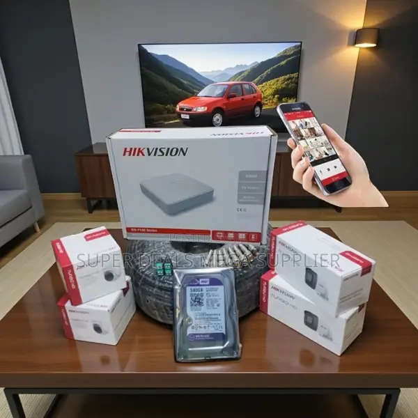 Hikvision 2mp Hd 4 Camera CCTV Kit With Night Vision and Cloud Storage