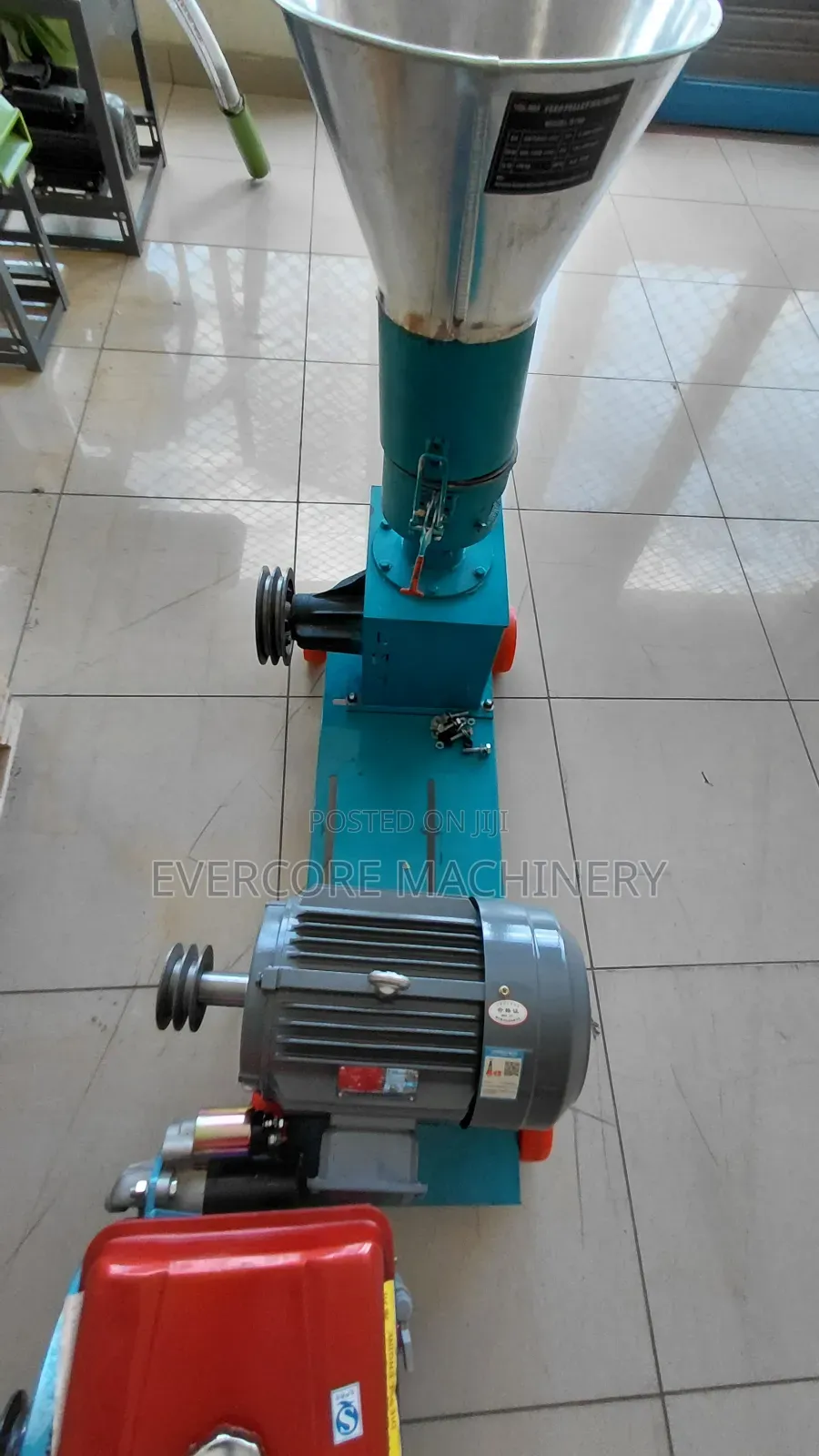 Commercial 7.5hp Electric Animal Feed Pellet Maker Machine.
