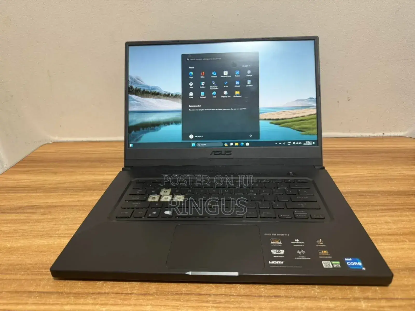 New Laptop Asus TUF Dash F15 16GB Intel Core I7 SSD 512GB