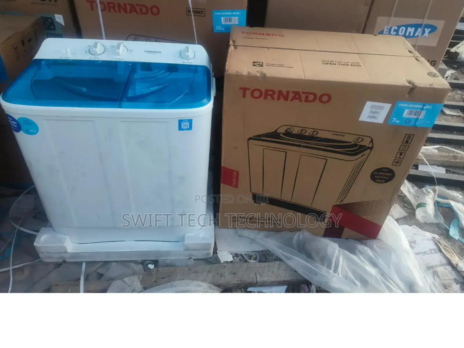 Washing Machine 7 Kg Tornado Twin Tub