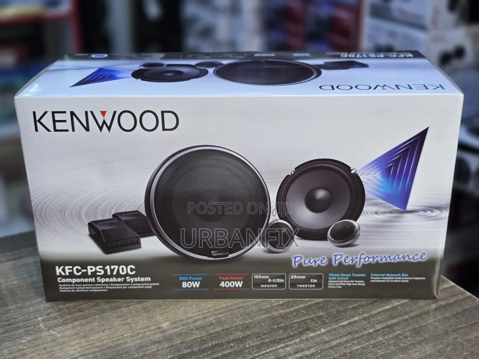 Kenwood 6.5 Inches 400watts Powerful Component Speakers- A Pair