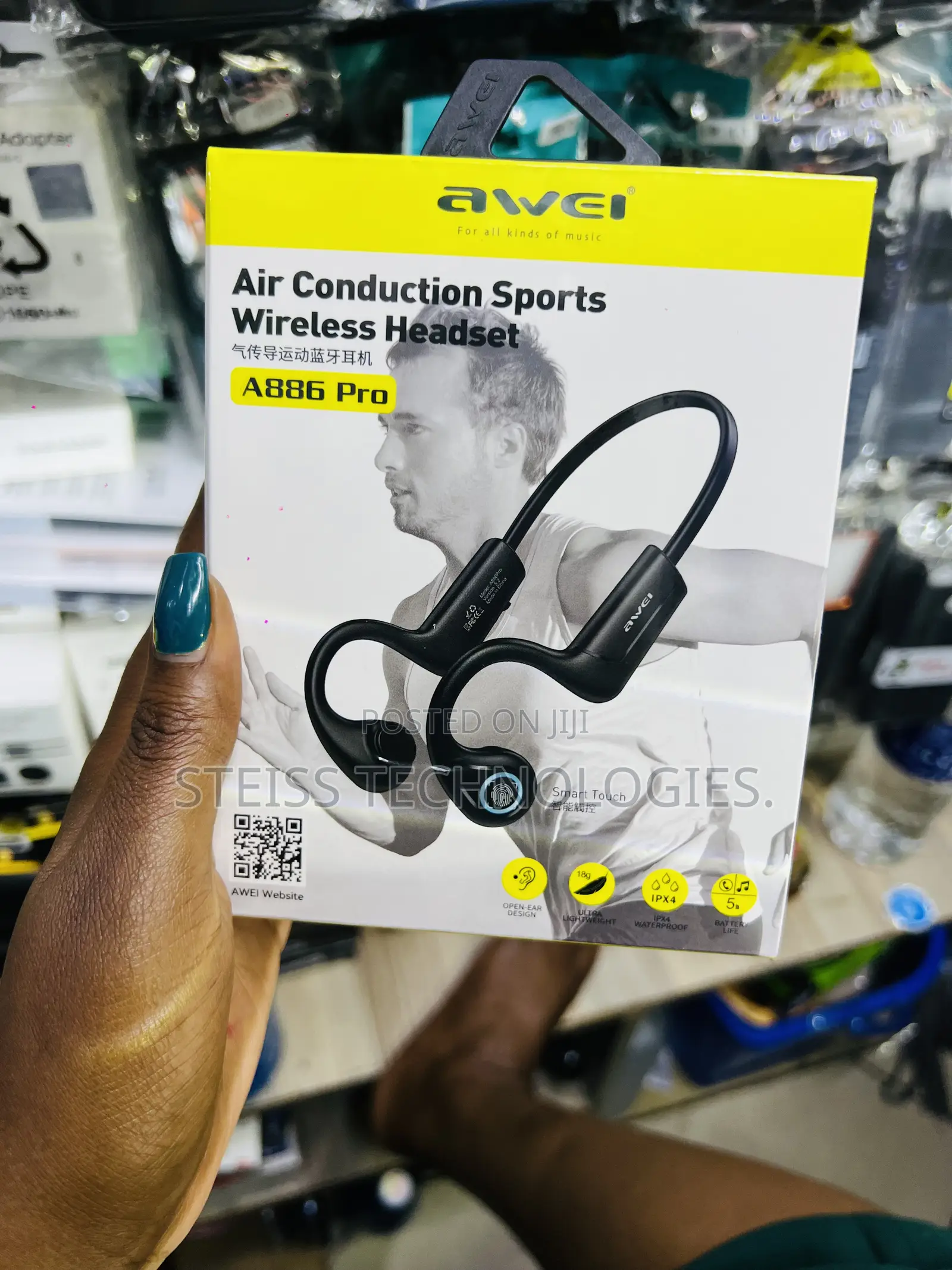 Awei Bone Induction Wireless Headphones
