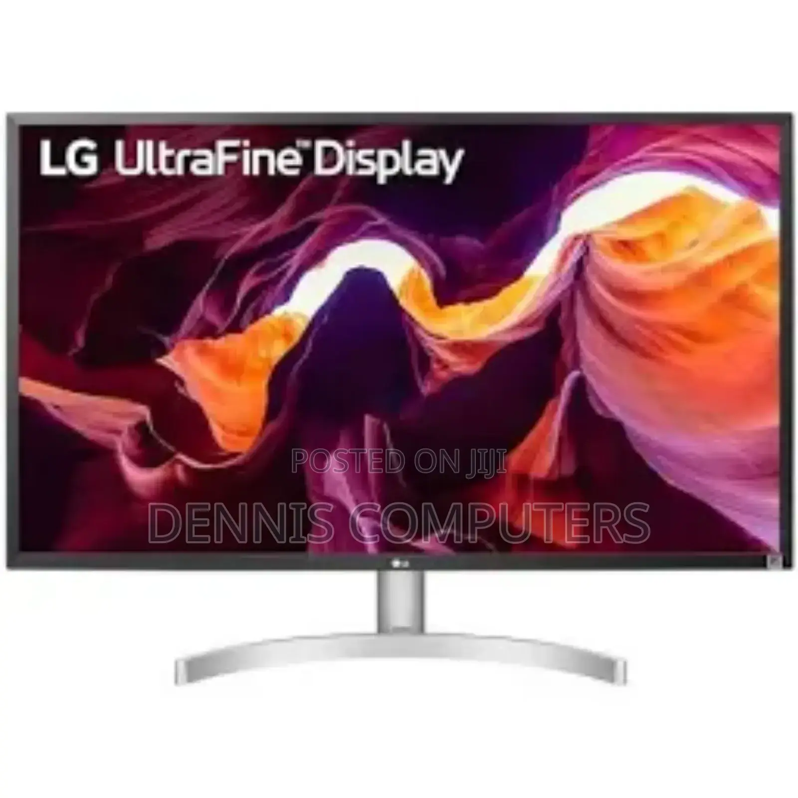 Lg 27" Uhd Monitor, Tilt/Pivot/Height Adjustable Stand