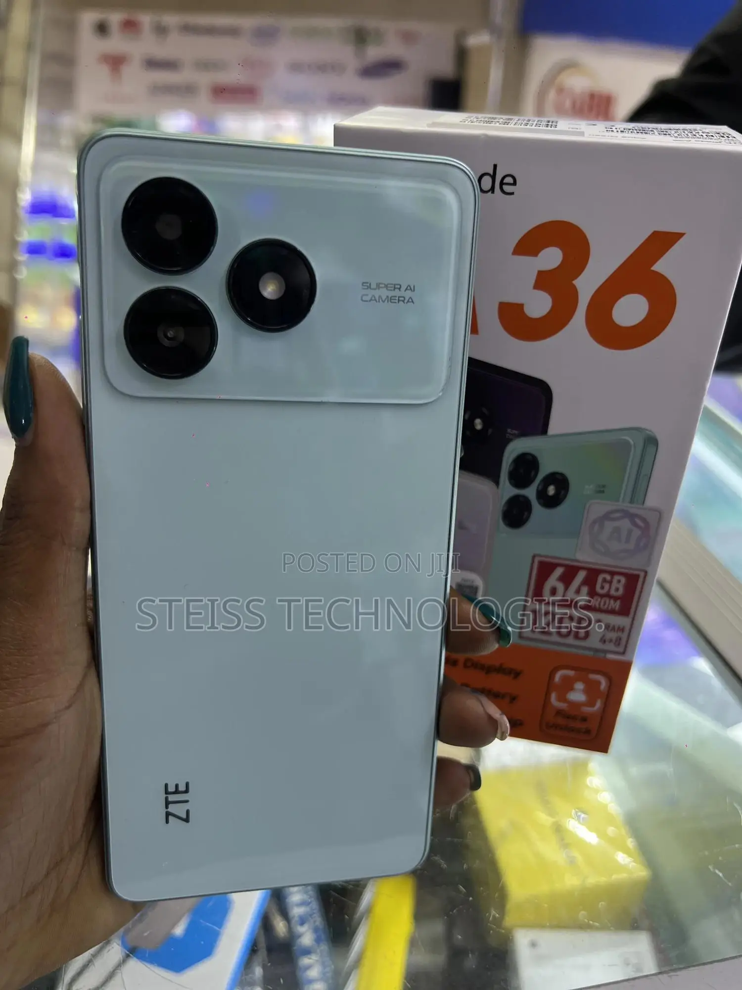 New ZTE Blade Blue