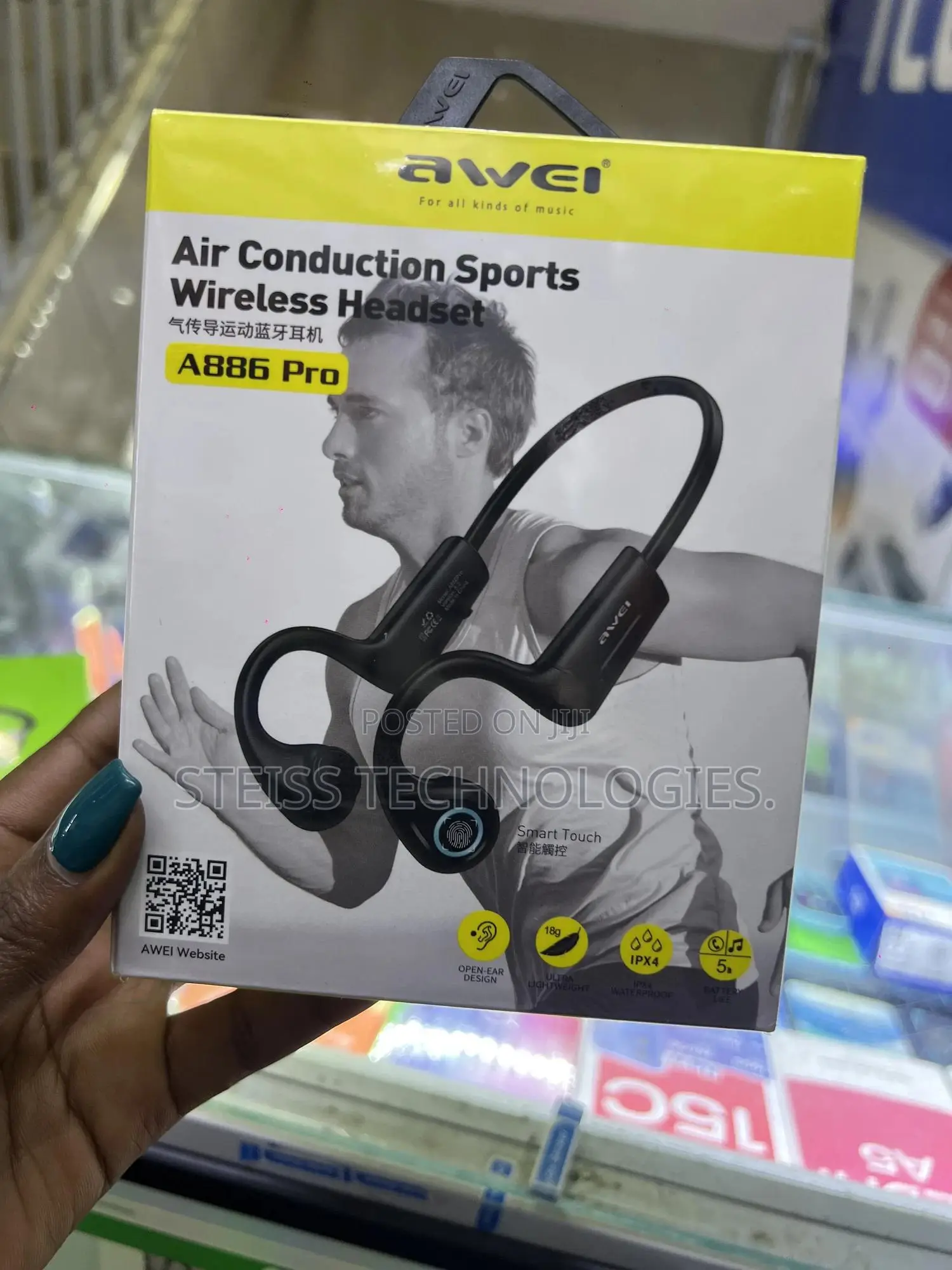 Awei Bone Induction Wireless Headphones