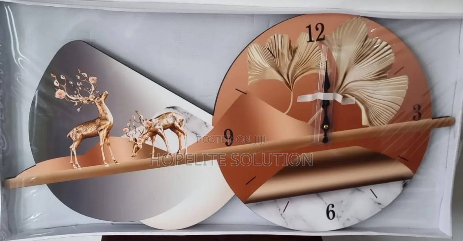 80x40cm Decor Wall Clock