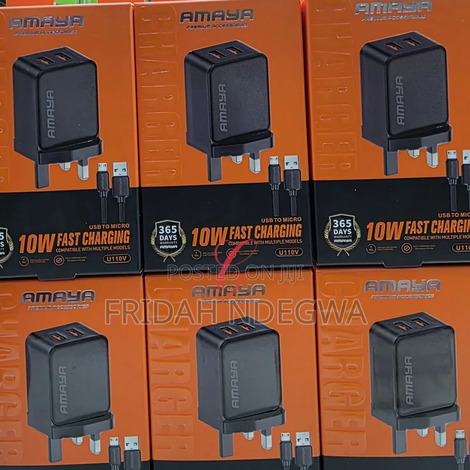 Amaya U110v *10w Dual Ports* Micro Usb Fast Charger