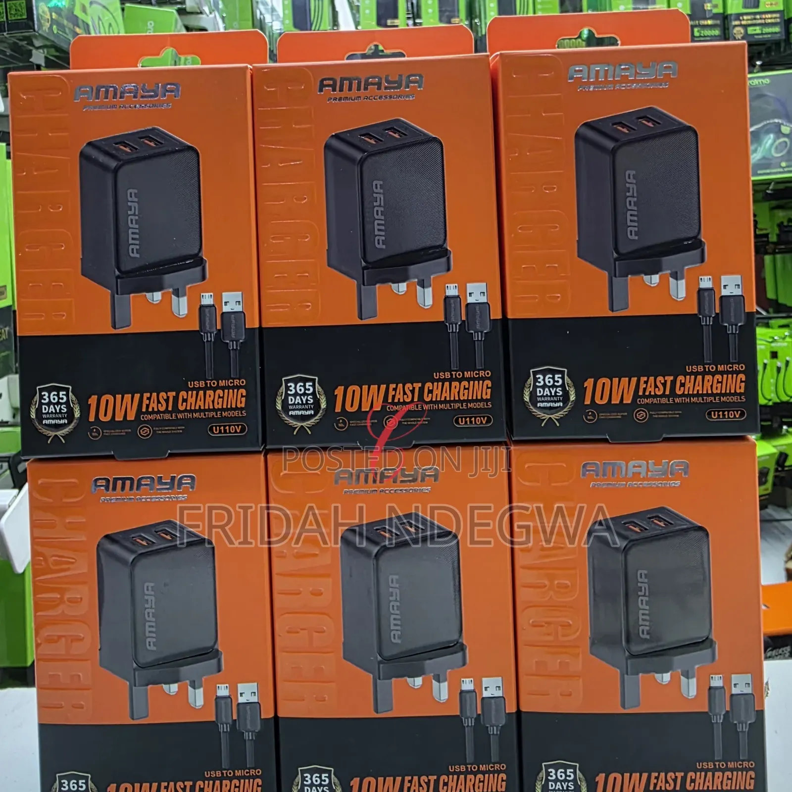 Amaya U110v *10w Dual Ports* Micro Usb Fast Charger