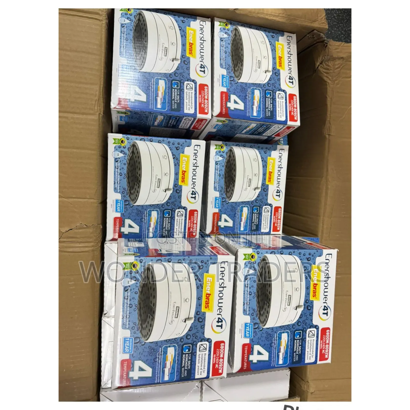 4t Shower Head -Ener Shower Head 6800w