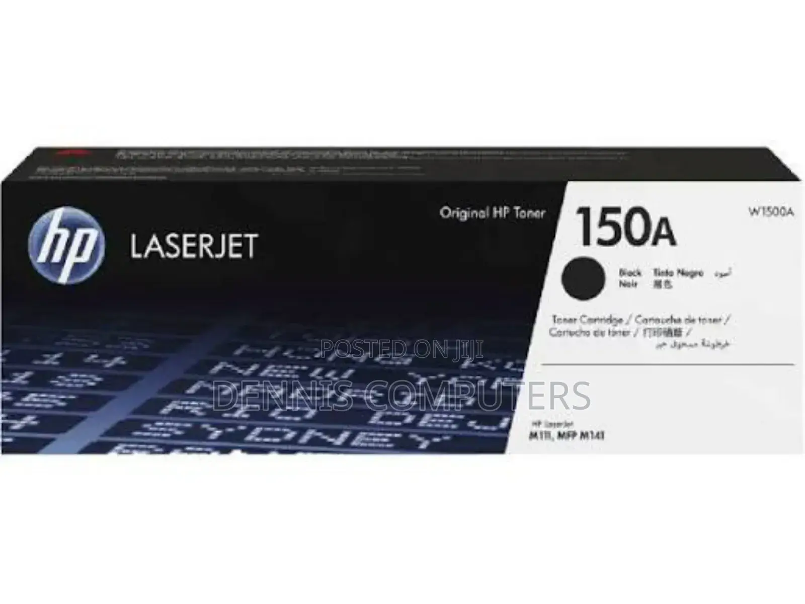 Hp 150a Black Original Laserjet Toner Cartridge.