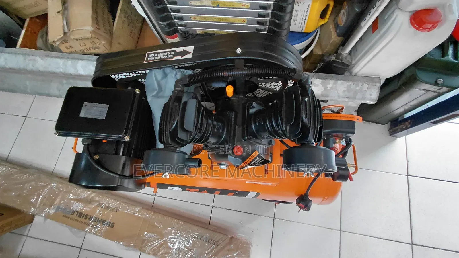 100litres Air Compressor Machine Two Pistons.