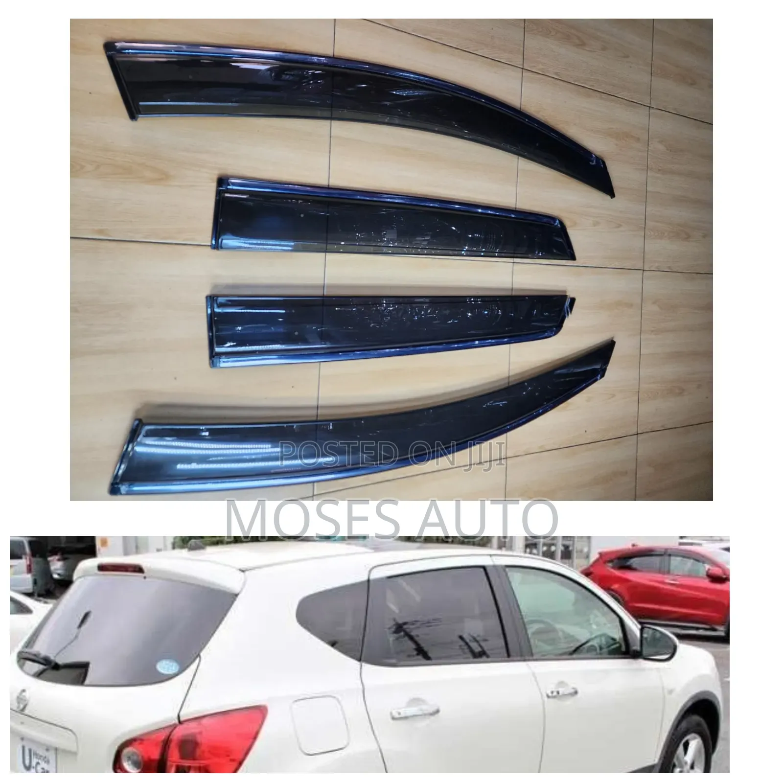Nissan Dualis Original Windbreakers/Windshield