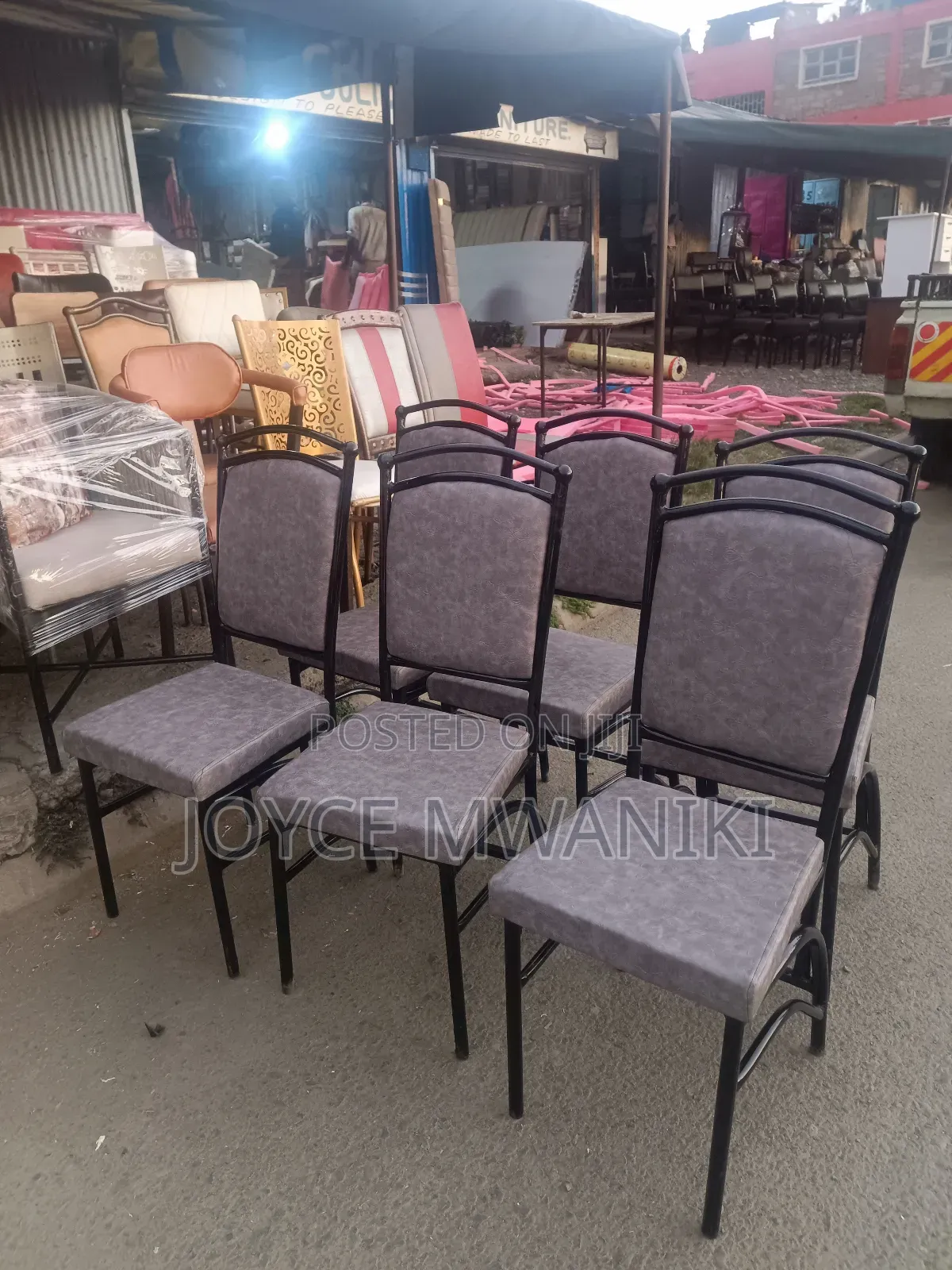 Light Grey Hotel or Restaurant Chair