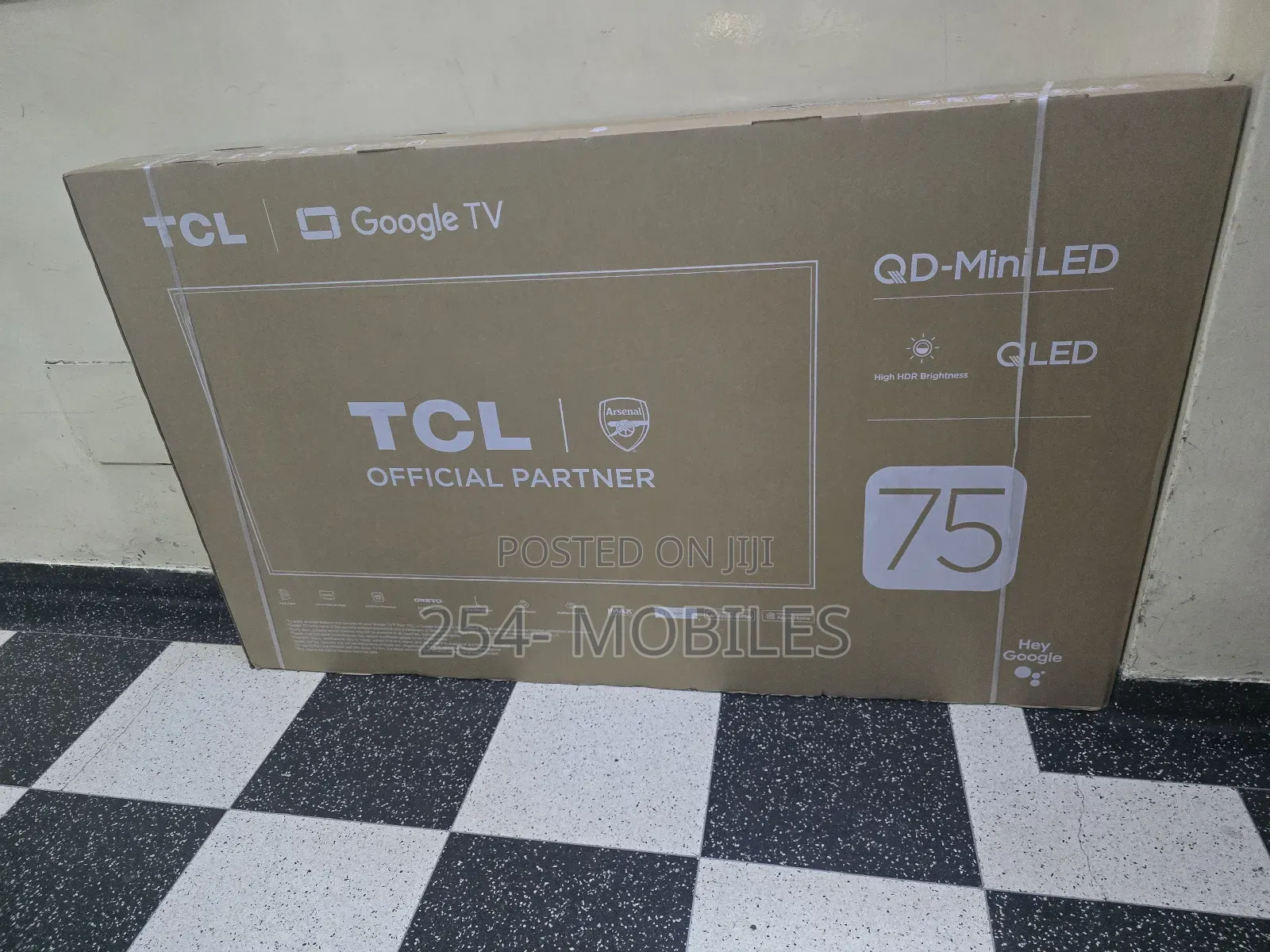 TCL 75-Inch 75c6k 144hz Premium Qled Google TV