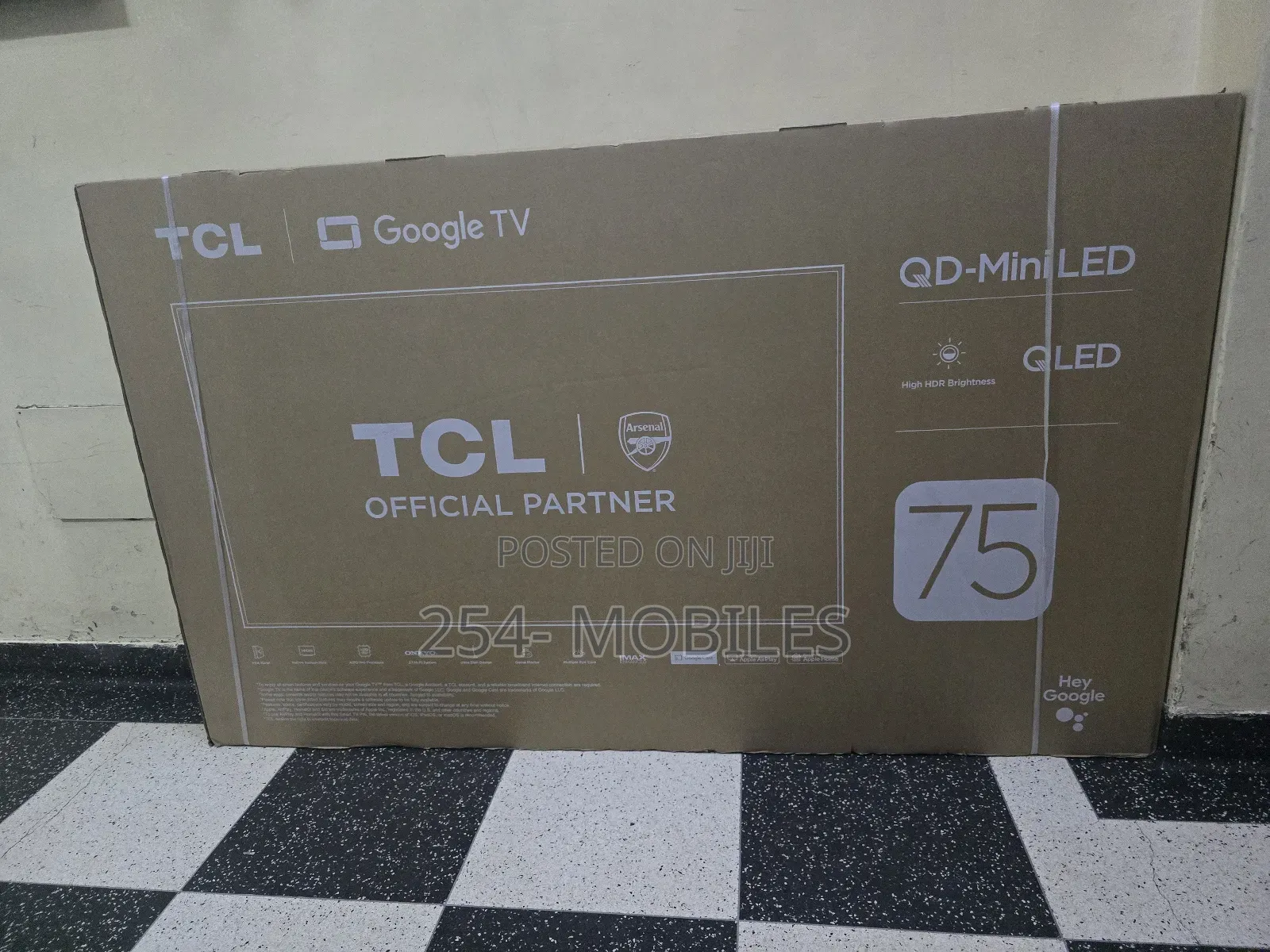 TCL 75-Inch 75c6k 144hz Premium Qled Google TV