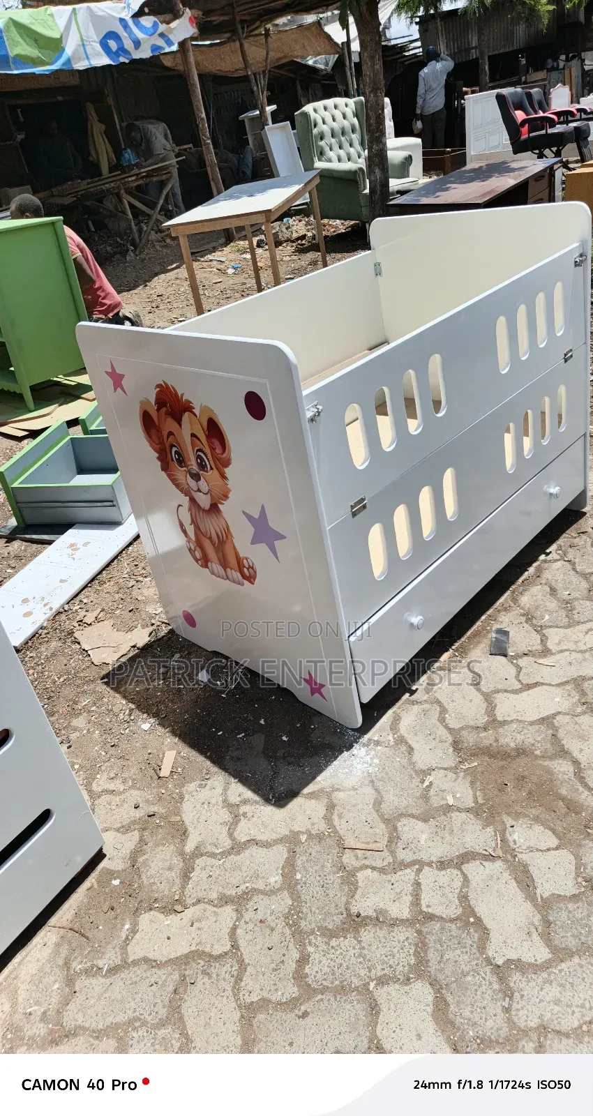 Modern Baby Cot 4 By 2 Fitt