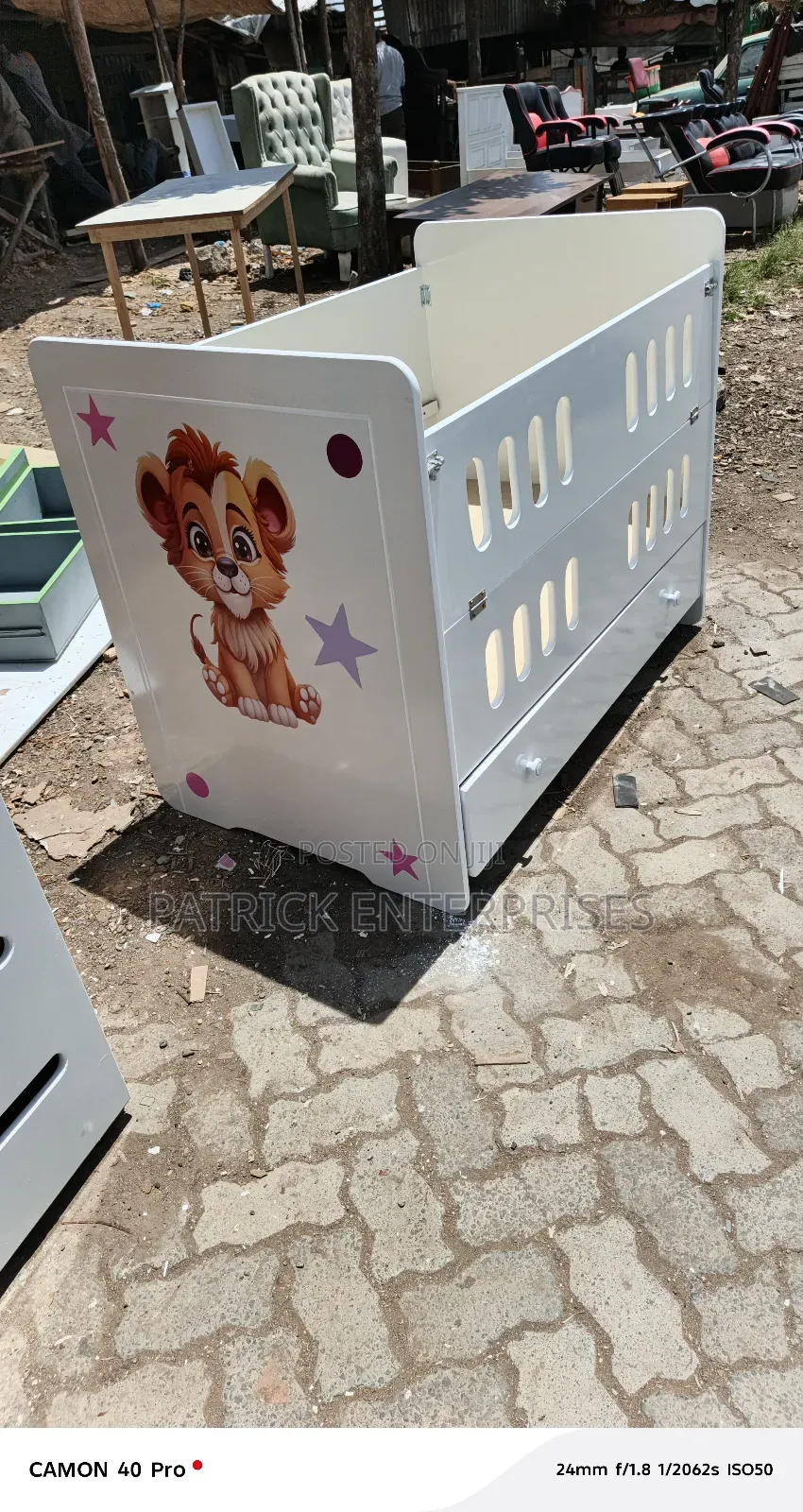 Modern Baby Cot 4 By 2 Fitt