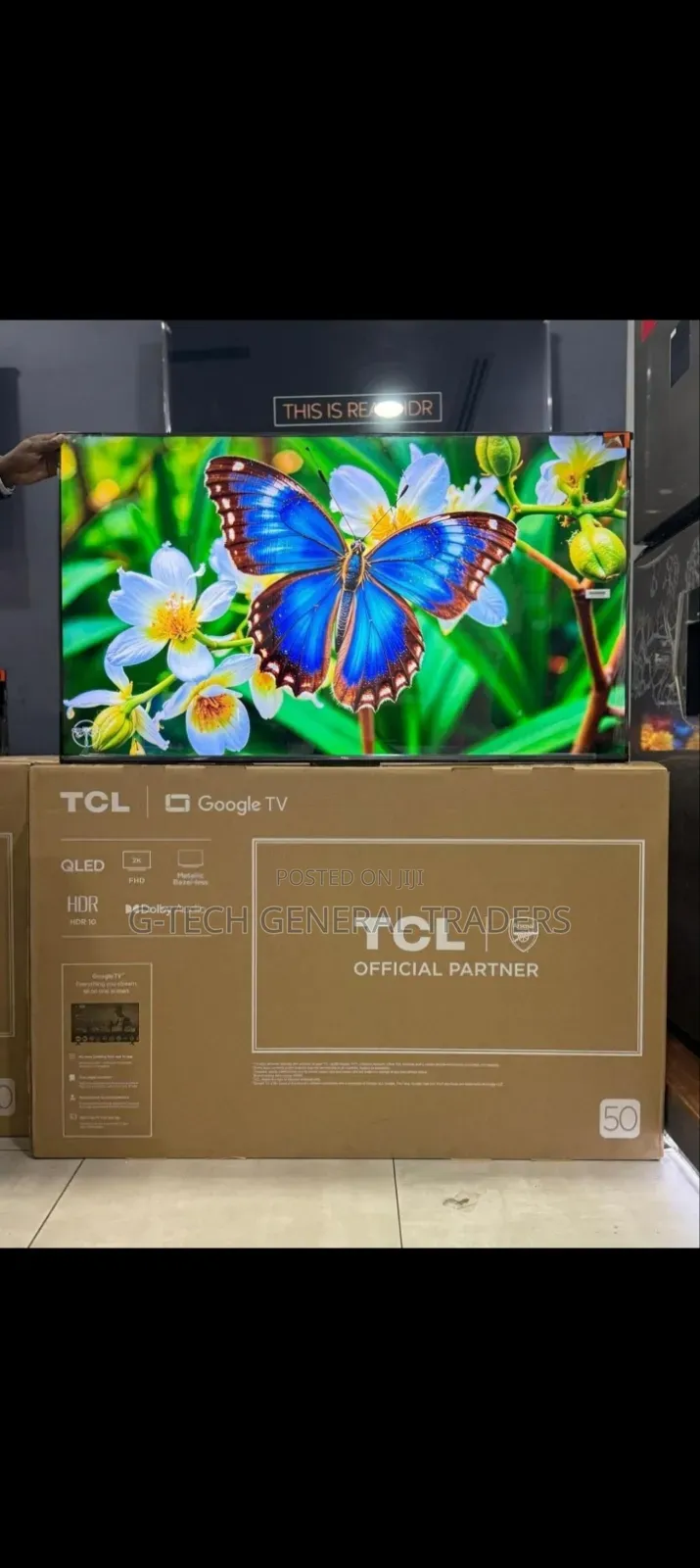 Tcl 50-inch Qled Google Tv, Youtube, Netflix,Free Channels
