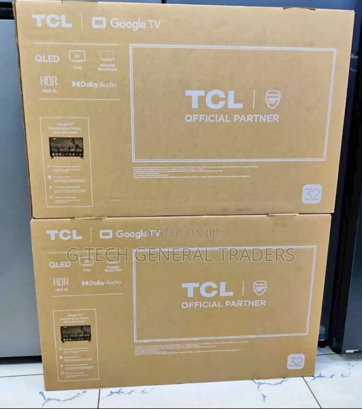TCL 32inch Smart Google Frameless Led Tv, Youtube, Netflix