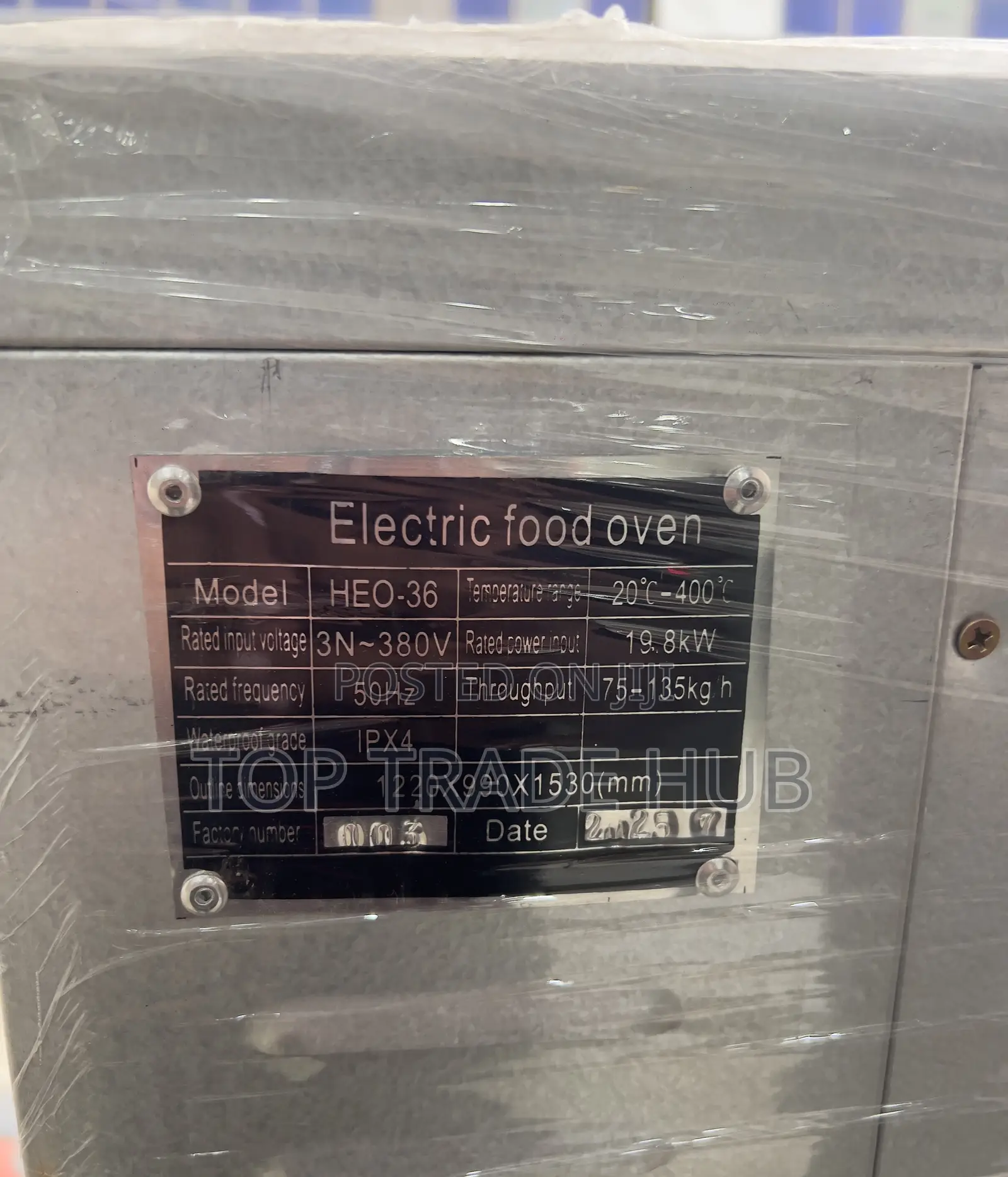 Heavy Duty Premier Electric Food Oven 3 Deck 6 Tray