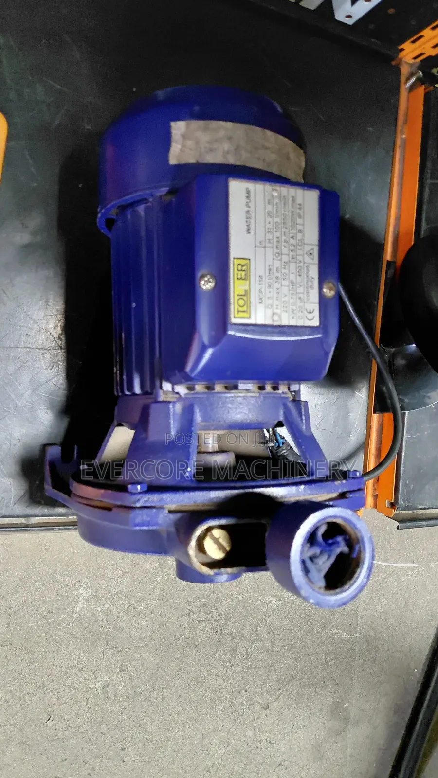 Electric 1hp Booster Pump Machine Outlet/Inlet 1inch.