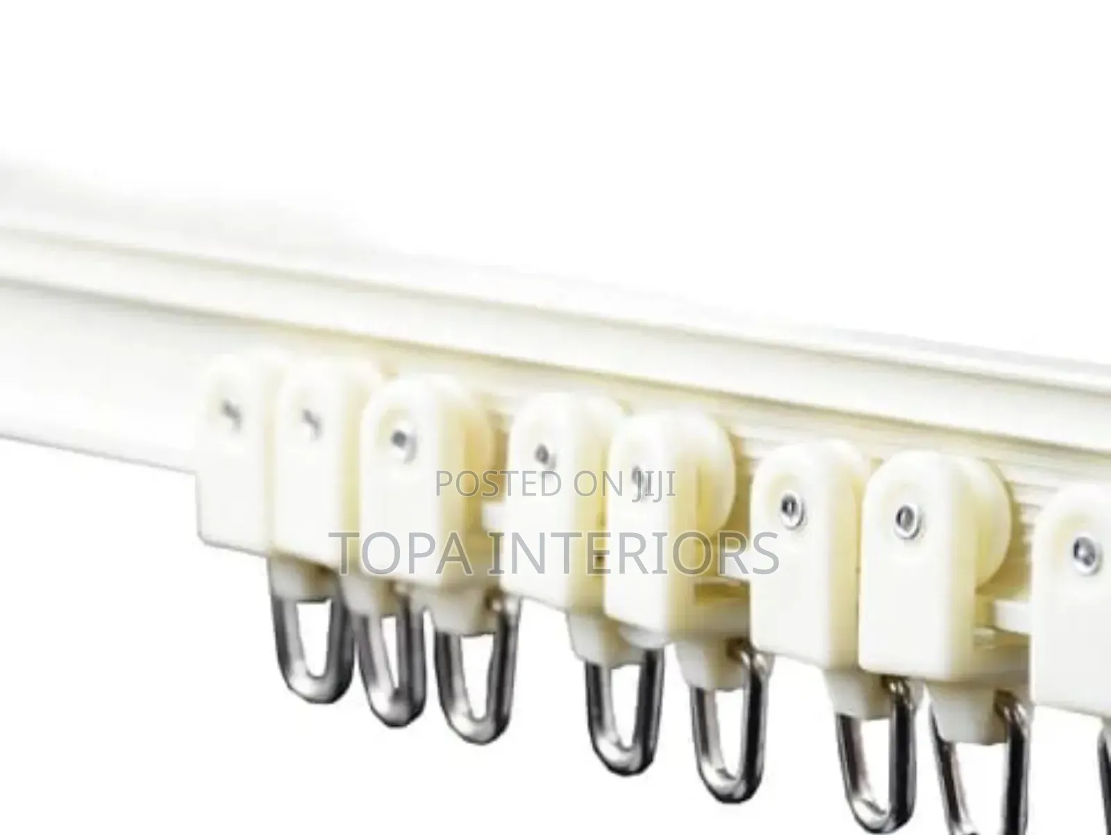 Heavy Duty Ceiling Mounted Bendable Curtain Rail Per Metre